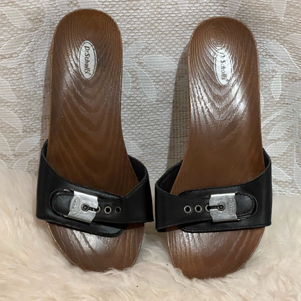Dr. Scholl's Women's Faux Wood Slide Sandal